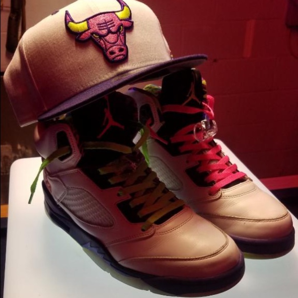 Jordan Retro 5 Fresh Prince Sizes 10-11